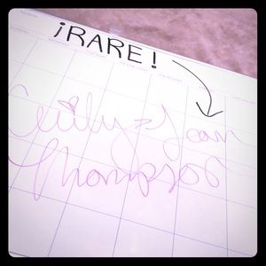 ¡RARE!“Cecily Jean Thompson”signed weekly calendar